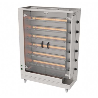 Atalay APMG-06 Piliç Çevirme Makinesi, 6 Şişli, Doğalgazlı - 1