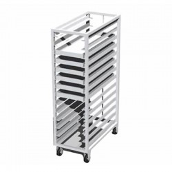 Atalay ATA-3484-14 Tepsi Taşıma Arabası, 41x68 cm, 14 Tepsi Kapasiteli - Atalay