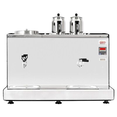 Ateşe Aspendos Smart 3 Demlikli Çay Kazanı, 30 L, Elektrikli - 1