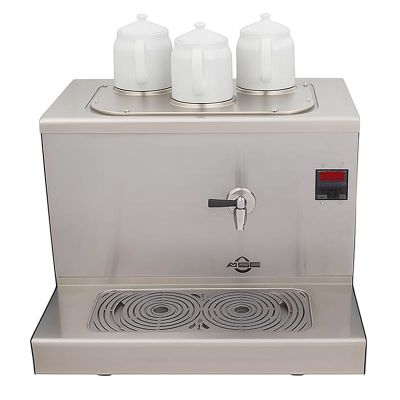 Ateşe Cappadocia Dijital 3 Demlikli Çay Kazanı, 30 L, Elektrikli, Inox - 1