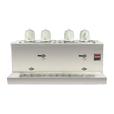Ateşe Cappadocia Dijital 4 Demlikli Çay Kazanı, 30+30 L, Elektrikli, Inox - 1