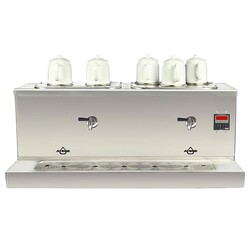 Ateşe Cappadocia Dijital 5 Demlikli Çay Kazanı, 30+30 L, Elektrikli, Inox - Ateşe