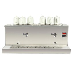 Ateşe Cappadocia Dijital 6 Demlikli Çay Kazanı, 30+30 L, Elektrikli, Inox - Ateşe