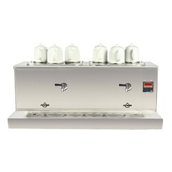 Ateşe Cappadocia Smart 6 Чайник заварочный, 30+30 л, электрический, Inox - Ateşe