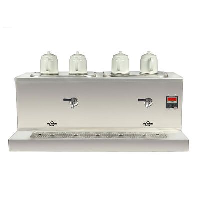 Ateşe Cappadocia Smart 4 Demlikli Çay Kazanı, 30+30 L, Elektrikli, Inox - 1