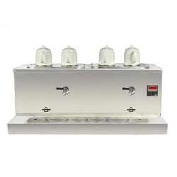 Ateşe Cappadocia Smart 4 Demlikli Çay Kazanı, 30+30 L, Elektrikli, Inox - Ateşe