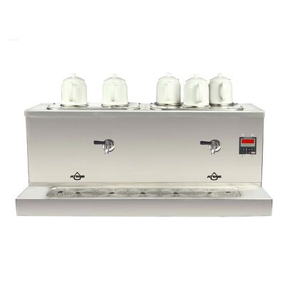 Ateşe Cappadocia Smart 5 Demlikli Çay Kazanı, 30+30 L, Gaz+Elektrikli, Inox - 1