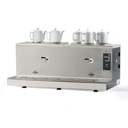 Ateşe Cappadocia Smart Plus 5 Teapot Tea Boiler, 30+30 L, Electric, Inox - Ateşe