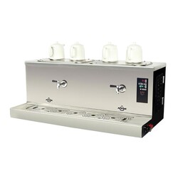 Ateşe Cappadocia Smart Plus 4 Demlikli Çay Kazanı, 30+30 L, Gaz+Elektrikli, Statik Boyalı - Ateşe