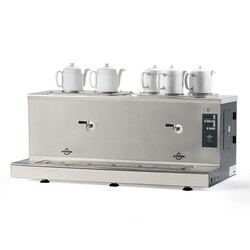 Ateşe Cappadocia Smart Plus 5 Demlikli Çay Kazanı, 30+30 L, Gaz+Elektrikli, Inox - Ateşe