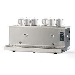 Ateşe Чайник Cappadocia Smart Plus с 6 чайниками, 30+30 л, электрический, Inox - Ateşe