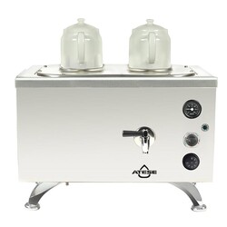 Ateşe Efes Analog 2 Demlikli Çay Kazanı, Elektrikli, Inox - Ateşe