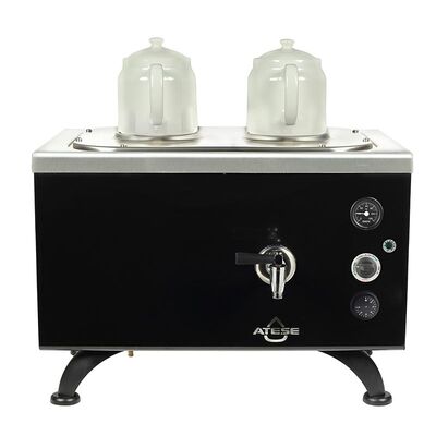 Ateşe Efes Analog 2 Demlikli Çay Kazanı, Elektrikli, Statik Boya - 1