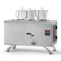 Ateşe Efes Smart 3 Teapot Tea Boiler, Electric, Inox - Ateşe