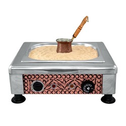 Ateşe - Ateşe Eren Termostatik Kumda Kahve Makinesi, Inox