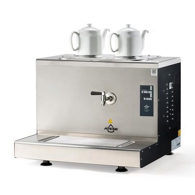 Ateşe Cappadocia Smart Plus 2 Demlikli Çay Kazanı, 30 L, Elektrikli, Inox - 1