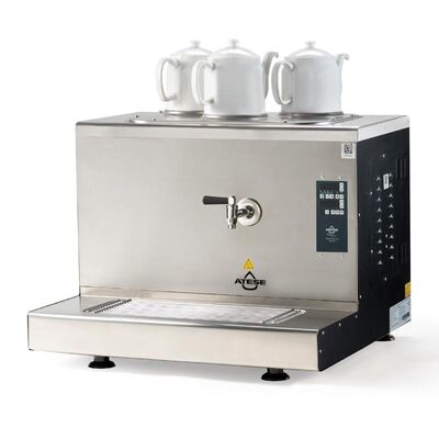 Ateşe Cappadocia Smart Plus 3 Demlikli Çay Kazanı, 30 L, Elektrikli, Statik Boya - 1