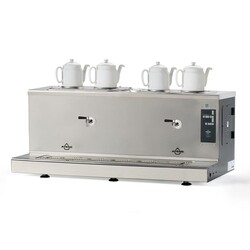 Ateşe Cappadocia Smart Plus 4 Demlikli Çay Kazanı, 30+30 L, Elektrikli, Inox - Ateşe