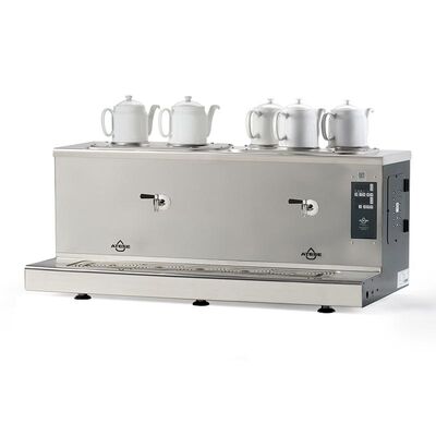 Ateşe Cappadocia Smart Plus 5 Demlikli Çay Kazanı, 30+30 L, Elektrikli, Inox - 1