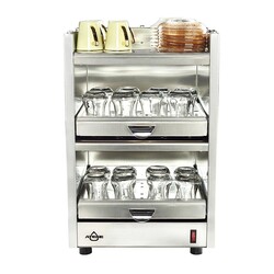 Ateşe Подогреватель чайных чашек Trioa, 33x35x50 см, Inox - Ateşe