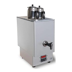 Ateşe Zeugma Smart Çay Makinesi, 2 Demlikli, 12 L, Elektrikli, Inox - Ateşe