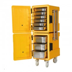 Avatherm 600M Double Thermobox, Tekerlekli, Sarı - 1