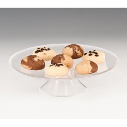 Zicco ZCP-358 Akrilik Pasta Standı, Ayaklı, Akrilik, 24 cm - Zicco