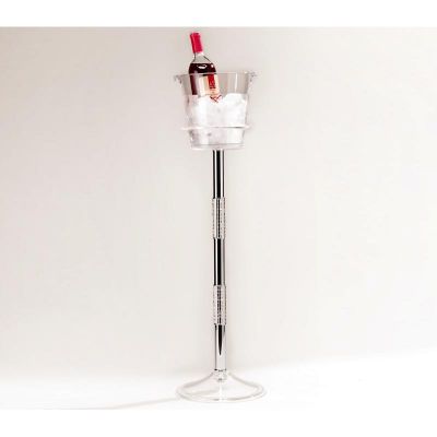 Zicco ZCP-344 Akrilik Şişe Kova Standı, 75 cm, Şeffaf - 1