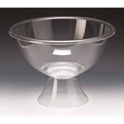 Zicco ZCP-514 Ayaklı Polikarbon Teşhir Kasesi, 45 cm, Şeffaf - 1