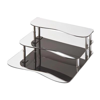 Zicco ZCP-571 Aynalı Akrilik Merdiven Stand, 58x60x22 cm - 1