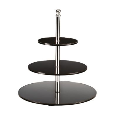 Zicco ZCP-034 Aynalı Yuvarlak Teşhir Standı, Katlı, 45 cm - 1