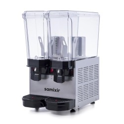 Samixir 40.MMI Klasik Twin Soğuk İçecek Dispenseri, 20+20 L, Karıştırıcılı, Inox - Thumbnail