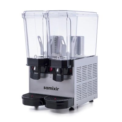 Samixir 40.MMI Klasik Twin Soğuk İçecek Dispenseri, 20+20 L, Karıştırıcılı, Inox - 2
