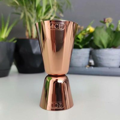 Zicco ZKB-240 Çelik Jigger, 2/4 cl, Bakır - 2