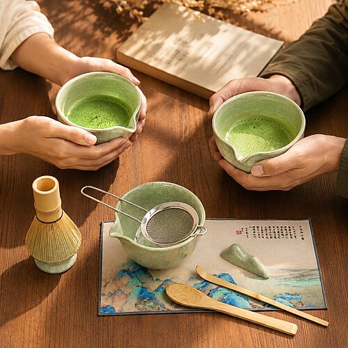 Baristic 8 Parça Matcha Çayı Hazırlama Seti, Yeşil - 6