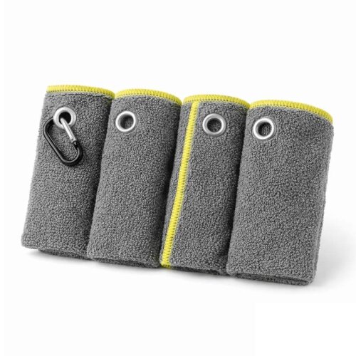 Baristic Askı Kancalı Barista Temizlik Bezi, 4 Parça, 30x30 cm, Gri - 3