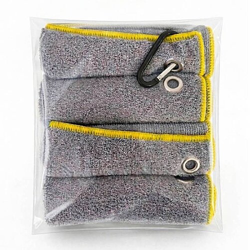 Baristic Askı Kancalı Barista Temizlik Bezi, 4 Parça, 30x30 cm, Gri - 4