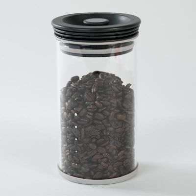 BeanPlus Özel Valfli ve Kapaklı Cam Kavanoz, 860 ml - 4