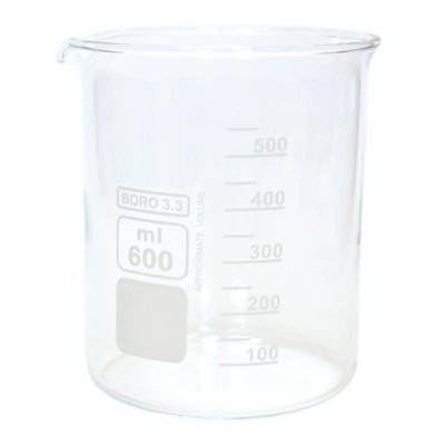 Cafemarkt Beher Form Borosilikat, Kısa, 600 ml - 1