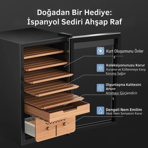 Berfmann BFC574-SG Puro Dolabı, 574 Puro Kapasiteli - 4