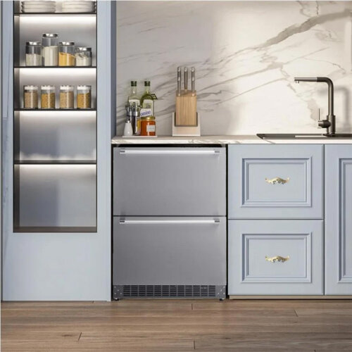 Berfmann BUF113-DS Tezgah Altı 2 Çekmeceli Derin Dondurucu, 113 L, 60.5x62x82.5 cm - 6