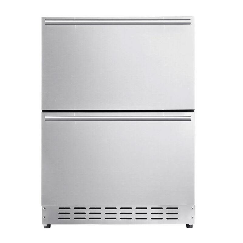 Berfmann BUR113-DS Tezgah Altı 2 Çekmeceli Buzdolabı, 113 L, 60.5x62x82.5 cm - Berfmann