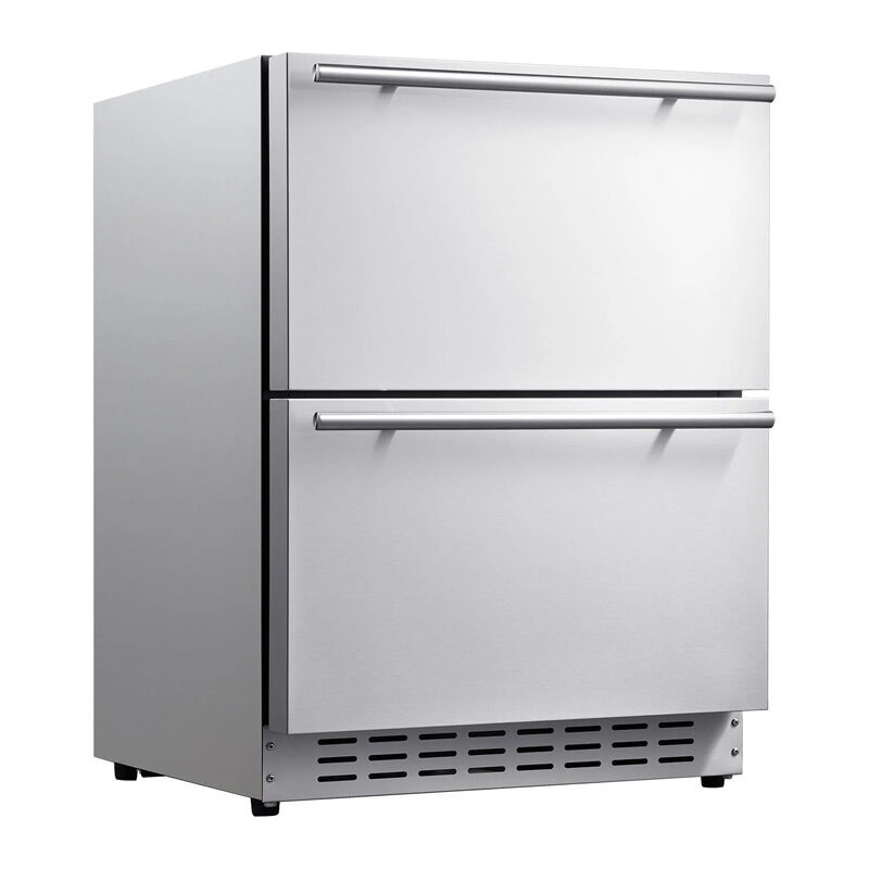 Berfmann BUR113-DSS Tezgah Altı 2 Çekmeceli Buzdolabı, 113 L, 60.5x62x82.5 cm - Berfmann