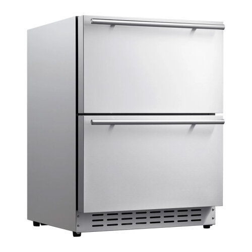 Berfmann BUR113-DSS Tezgah Altı 2 Çekmeceli Buzdolabı, 113 L, 60.5x62x82.5 cm - 1