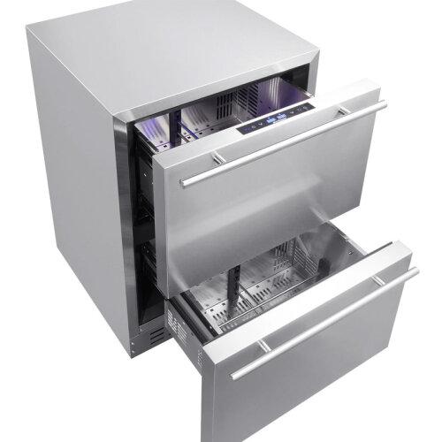 Berfmann BUR113-DSS Tezgah Altı 2 Çekmeceli Buzdolabı, 113 L, 60.5x62x82.5 cm - 3