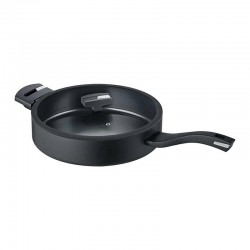 Berndes B.Green Cam Kapaklı İndüksiyon Derin Tava, Kulplu, 28 cm - Berndes