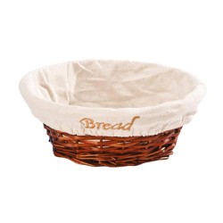 Zicco JN-2313 Bezli Daire Ekmek Sepeti, 24x8 cm, Koyu Renk - Zicco