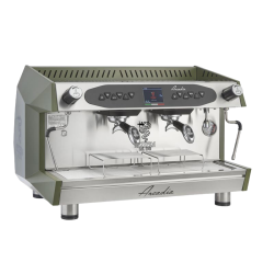 Bezzera Arcadia DE PID Tall Cup Полностью автоматическая кофемашина эспрессо, 2 группы, матовый зеленый 