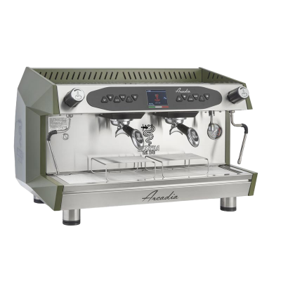 Bezzera Arcadia DE PID Tall Cup Полностью автоматическая кофемашина эспрессо, 2 группы, матовый зеленый - Bezzera