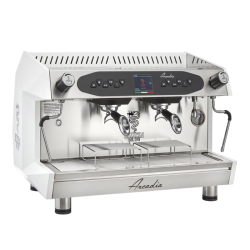 Bezzera Arcadia DE PID Tall Cup Fully Automatic Espresso Coffee Machine, 2 Groups, Matte White 